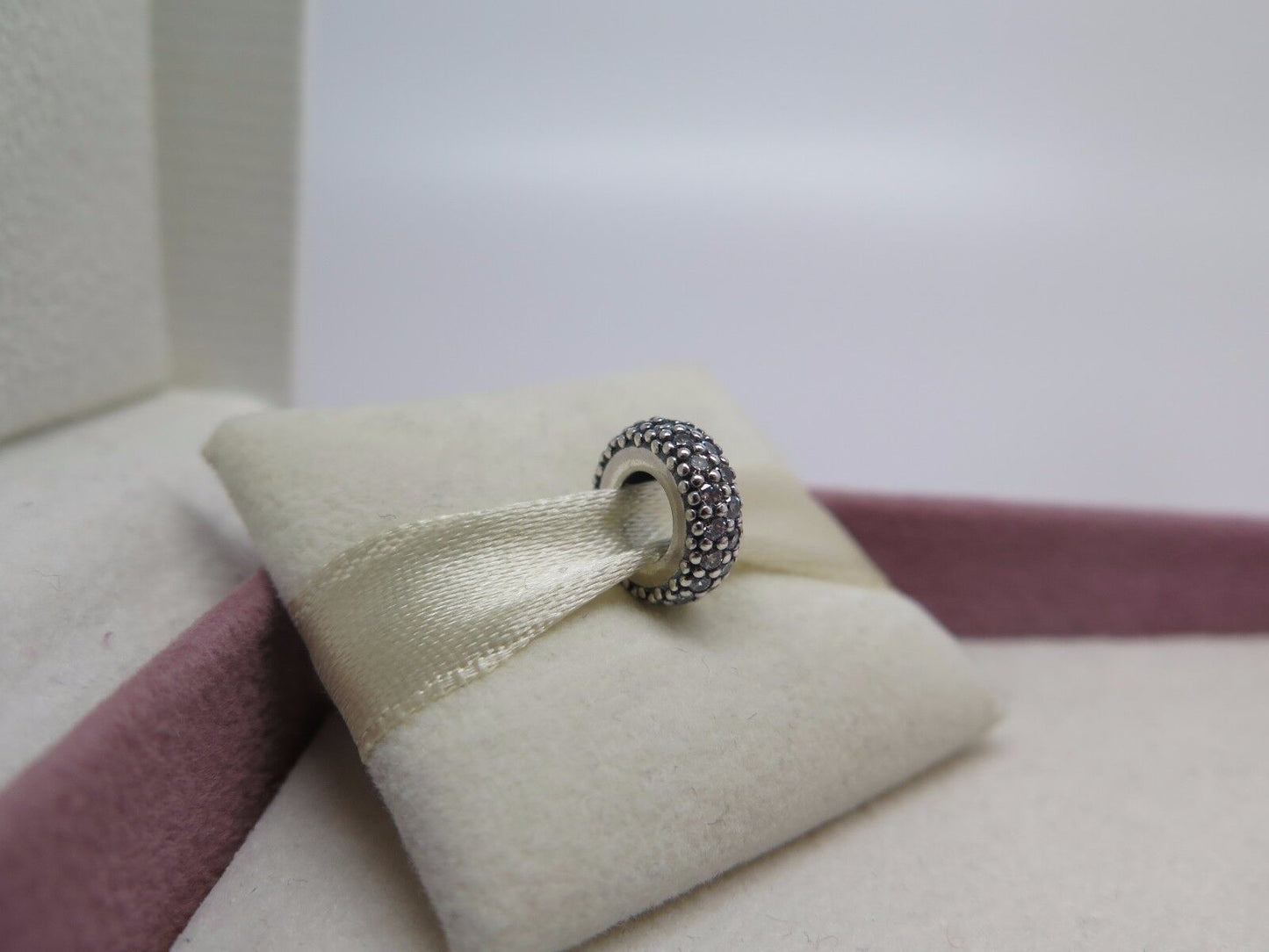 Charm Separador De Prata Brilho Brilhante