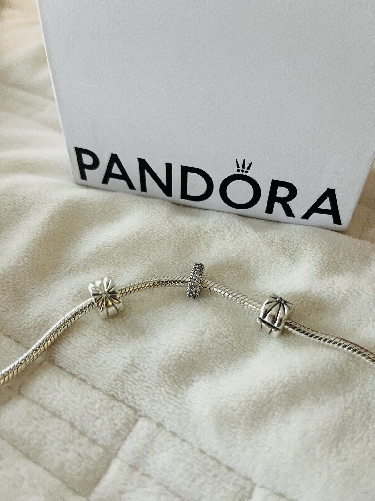 Charm Separador De Prata Brilho Brilhante