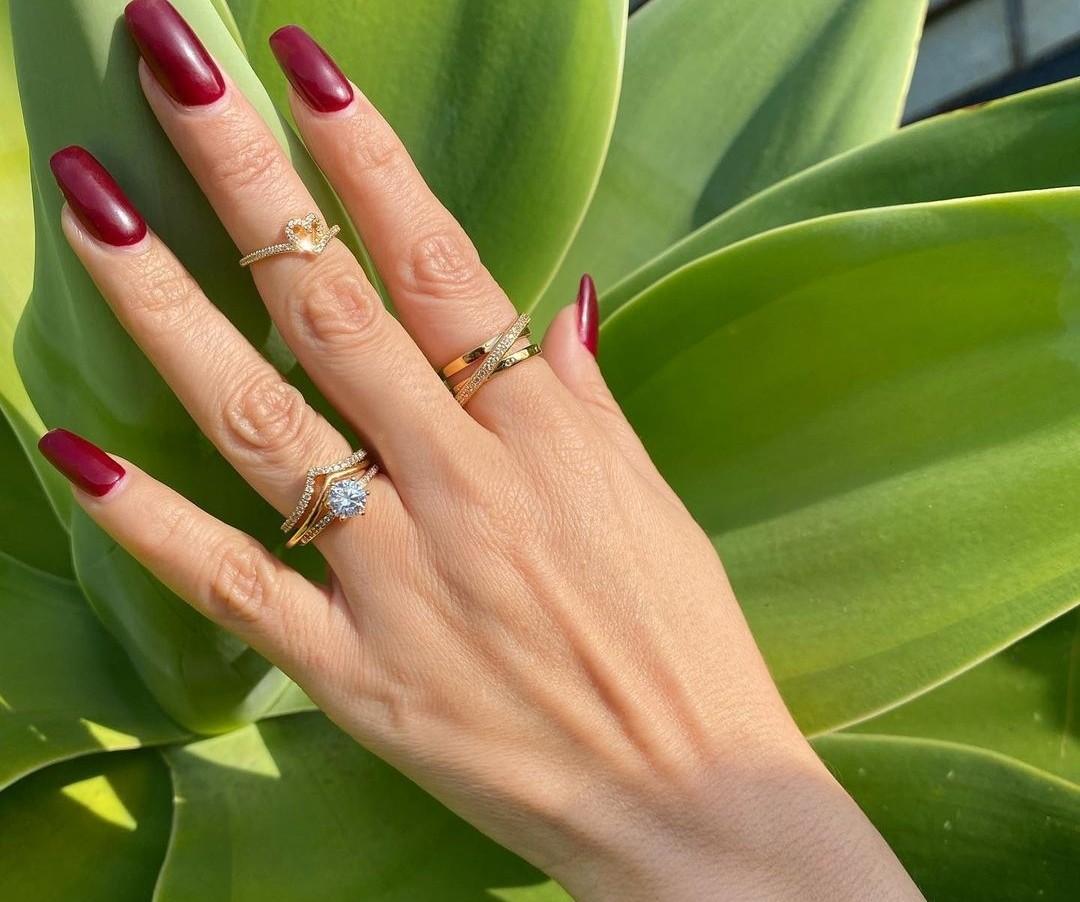 Anel Solitário Real